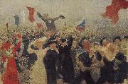 Ilia Efimovich Repin Demonstrations oil painting